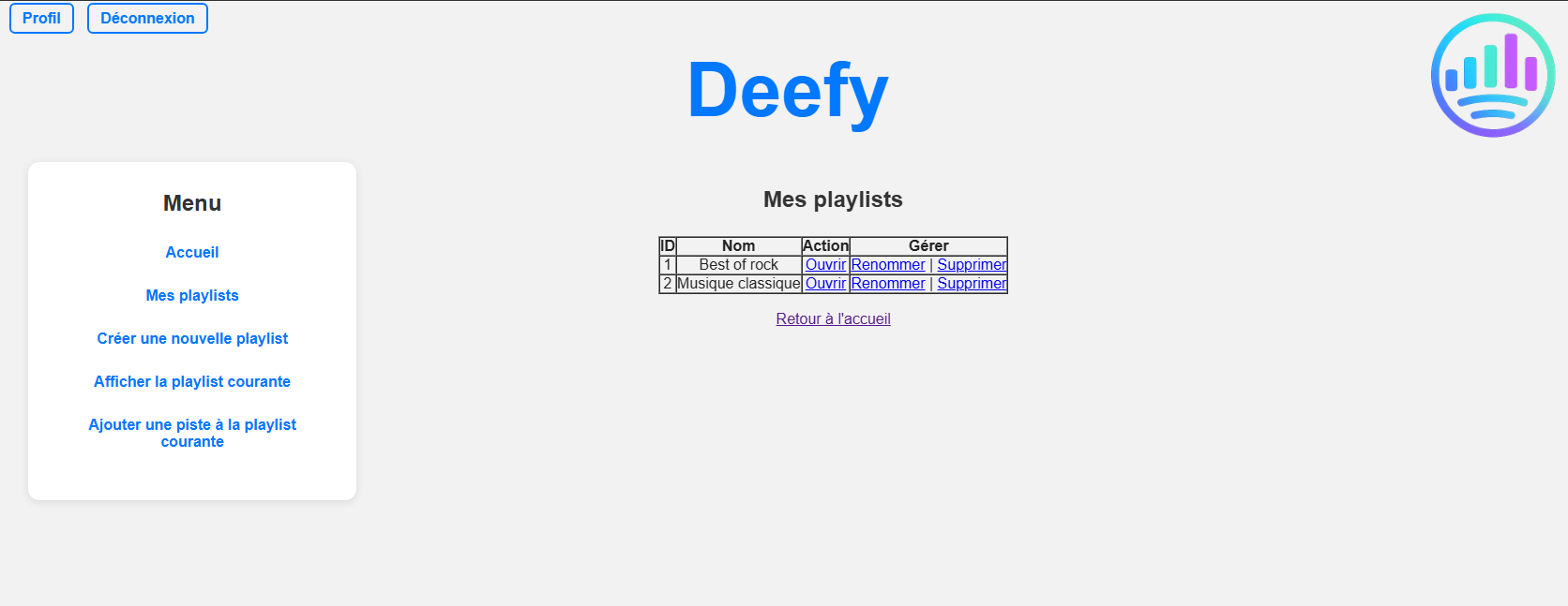 Deefy screenshot 2